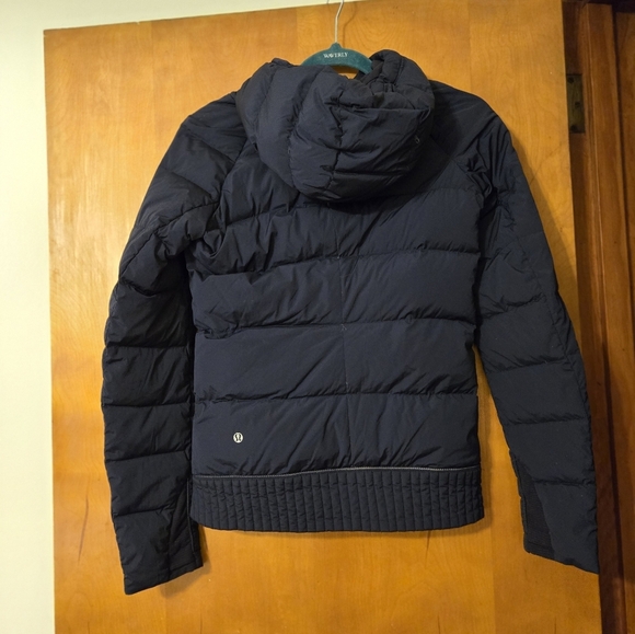 Lululemon Fluffed Up Pullover Inkwell Hooded Jacket Size 4 - Picture 2 of 5